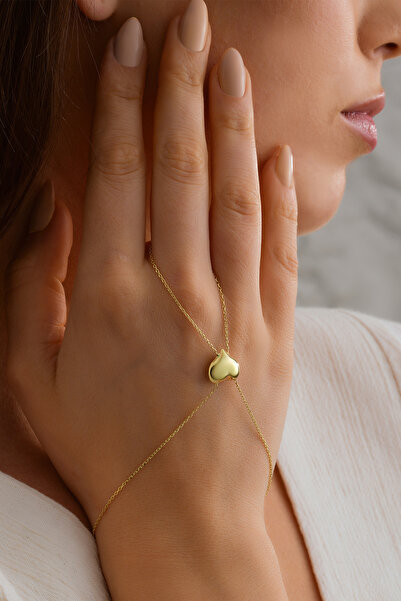 KRD 14 Ayar Kalp Figürlü Altın Şahmeran