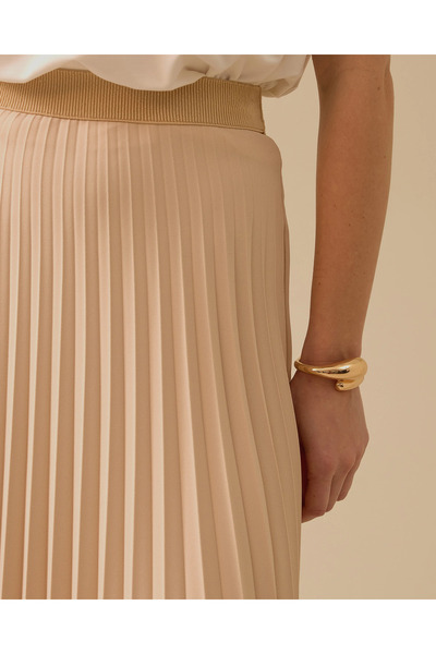 SEÇİL Ελαστική μέση πλισέ φούστα