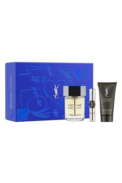Yves Saint Laurent YSL La Nuit de L'Homme Gift Set – Eau de Toilette 100ml + Shower Gel 100ml + EDT Travel 10ml