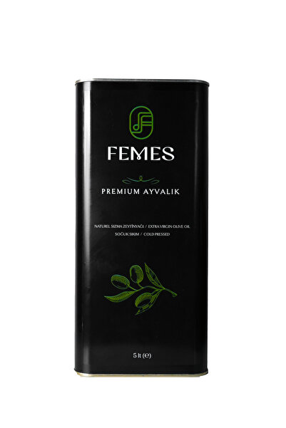 Femes Olive Femes Premium Ayvalık 5 lt Soğuk Sıkım Naturel Sızma Zeytinyağı (...
