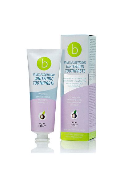Beconfident Pastă de dinți pentru albire, multifuncțională, Acai + Mentă, Beconfident, 75 ml