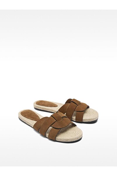PARFOIS Düz Deri Sandaletler