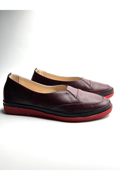 NEWGÜLTEKİN Genuine Leather Soft Lightweight Comfortable Stylish Ballet