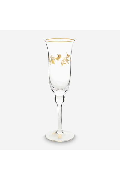 Pip Studio Love Birds Şeffaf Cam Şampanya Kadehi 220 Ml