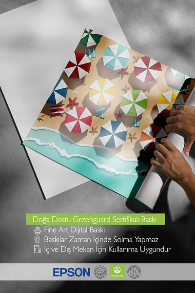 Postifull Poster cu cadru alb, coastă, ilustrație, maximalist, poster colorat, selecție de vară 2025, NR:10
