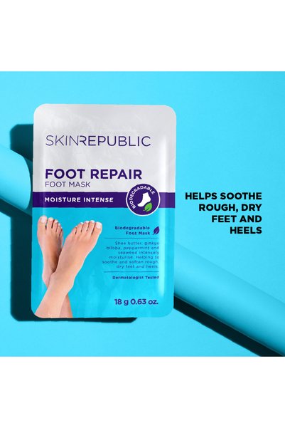 Skin Republic Skin Republic Foot Repair Mask.Soothe and soften rough, dry feet and heels – Made in Korea