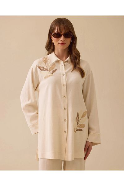 SCL Embroidered Tassel Detailed Tunic
