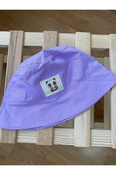 haki dükkan Panda Printed Summer Buclet Children's Hat (Compatible for Ages 1-3)
