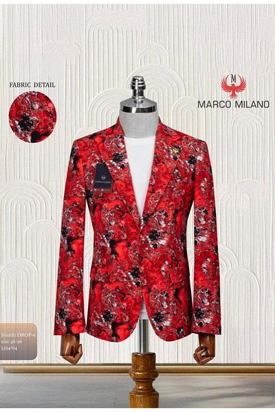 marco mılano Men's jacket, Slim fit, Marco Milano,