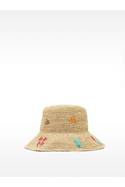 PARFOIS Hasır Etkili Bucket Şapka