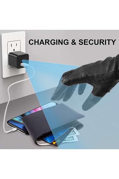Spionescu USB charger with hidden camera, WiFi, Full HD, dedicated application - 64 GB