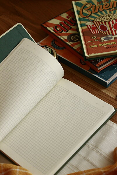 Nova Crafts دفتر ملاحظات خفيف للغاية بطابع علمي قديم