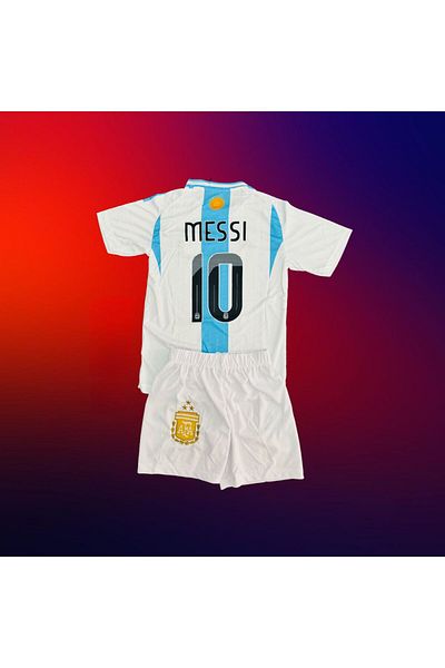 Flextreme Argentina/ Lionel- Messi World Cup 24/25 New Season Children's Football Jersey Set of 2