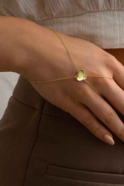 KRD 14 Ayar Kalp Figürlü Altın Şahmeran