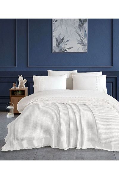 Elart Masal Duvet Cover Pike Set 7 Piece White