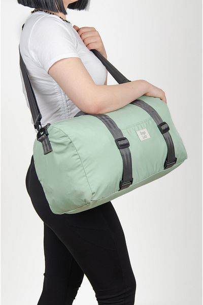 KAFF Mint Green Waterproof Fabric Unisex Travel Gym Fitness Sports Bag with Shoulder Strap -1010