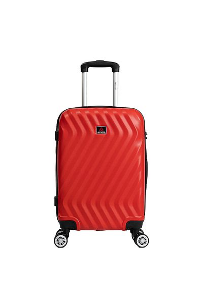 aventor Cabin trolley Aventor AV104, 55x36x22 cm, hand luggage, 100% ABS, 4 double wheels 360°, red