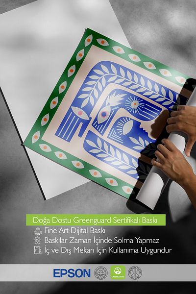 Postifull Poster cu cadru alb, albastru abstract, ilustrație, maximalist, poster de culoare albastră, vara 2025