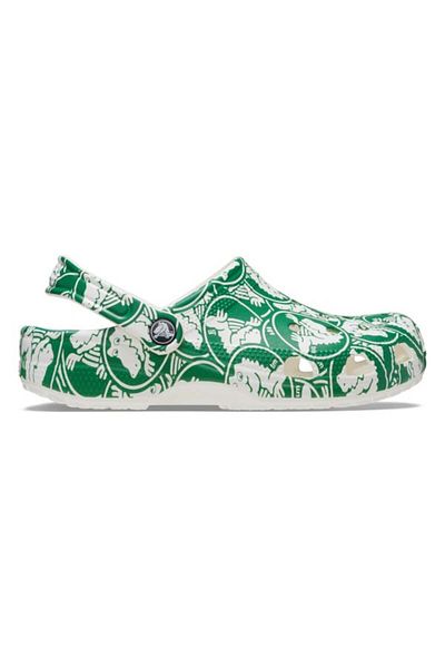 Crocs Clogs Classic Duke Print Clog 43-44 Eu - M10/w12 Us Green - Ivy Green