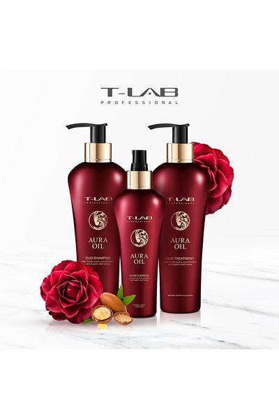 T Lab Elixir hrănitor pentru păr T-lab Professional, Aura Oli Superior, 150 ml