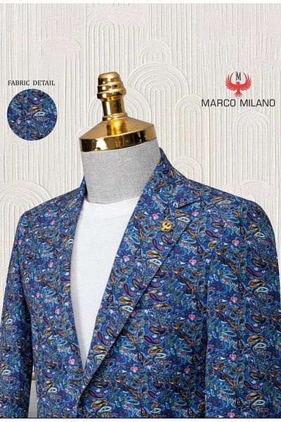marco mılano Men's jacket, Slim fit, Marco Milano,