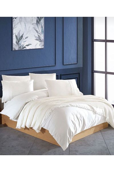 Elart Masal Duvet Cover Pike Set 7 Piece White