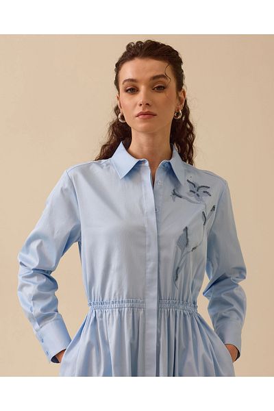 SCL Embroidery Detailed Pocket Dress