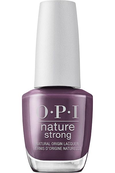 OPI Nature Strong Nail Polish Quick Dry Vegan Nail Polish with Long-Lasting Results, Purple - Eco-Maniac