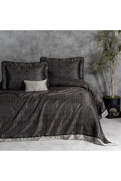 Cotton Box Luxury jacquard duvet cover set 250x260cm+2 pillowcases, cotton Box, Vivian Grey