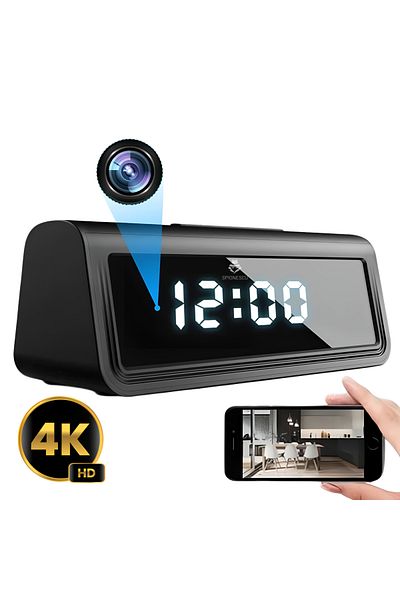 Spionescu Spy watch with hidden 4K camera, A21, WIFI, night vision, motion detection, 1200 mAh battery