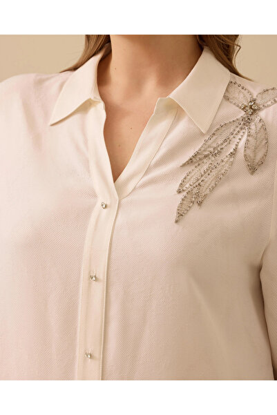 Gala-Xi Τουνίκ με κουμπιά με χάντρες μεγάλου μεγέθους