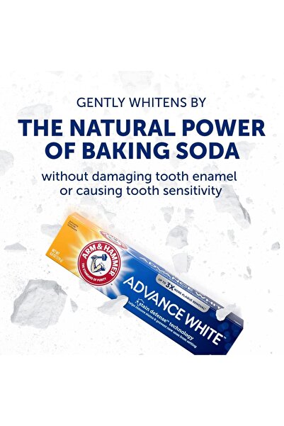 Arm&Hammer Arm & Hammer, AdvanceWhite, Extreme Whitening Toothpaste, Clean Mint, One Pack, (170 g)