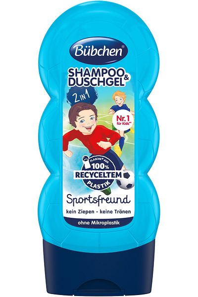 Bübchen Children's Shampoo & Shower Gel 2 In 1 Sporty Friend 230 ml