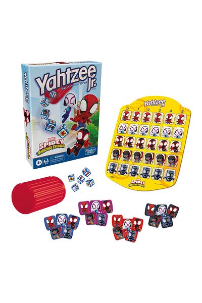 Brands For Less Hasbro Gaming Spidey and His Amazing Friends Yahtzee Jr.Marvel Edition Board Game for Kids