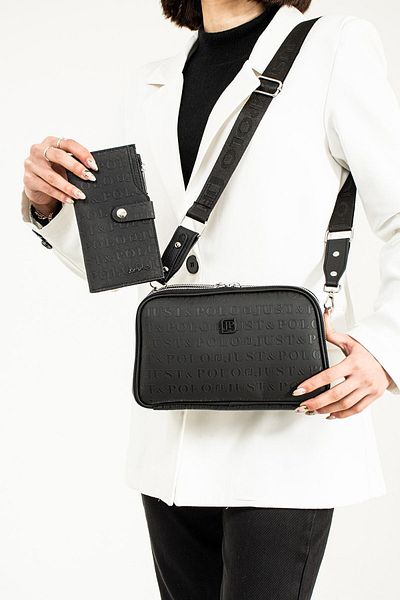 Just Polo JP Original Just Polo Women's Cross Shoulder Bag with 5 Compartments Suitable for Daily Use 25*17 cm