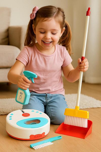 hak-iş oyuncak Toy House Cleaning Set