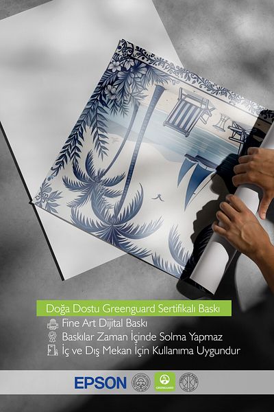 Postifull Poster cu cadru alb, bucuria de a plănuie, ilustrație, poster de culoare albastră, selecție de vară 2025, NR:10968