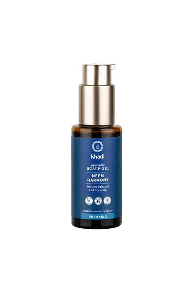 Khadi Natural Ulei ayurvedic cu neem pentru scalp, 50ml - Khadi