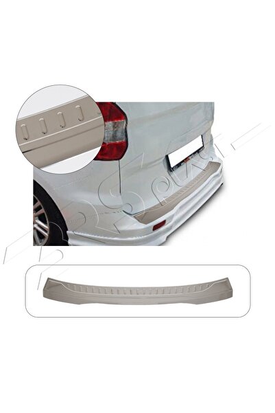 BRSPLAST Ford Courier Uyumlu 2015 Ve Üzeri Krom Arka Tampon Üstü Koruma Pasla...