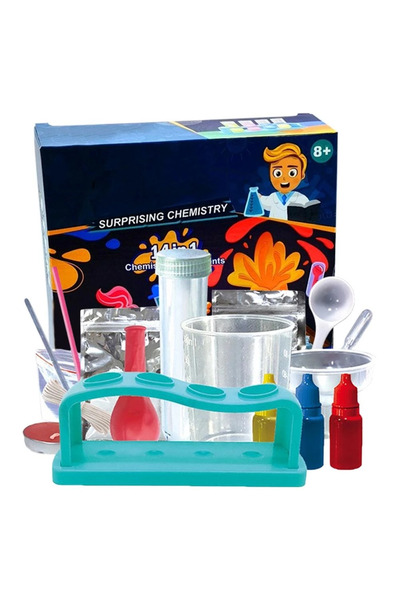 LUDIRO Εκπαιδευτικό Παιχνίδι STEM Science Kit, 14 σε 1, Χημικά Πειράματα, + 6 Ετών
