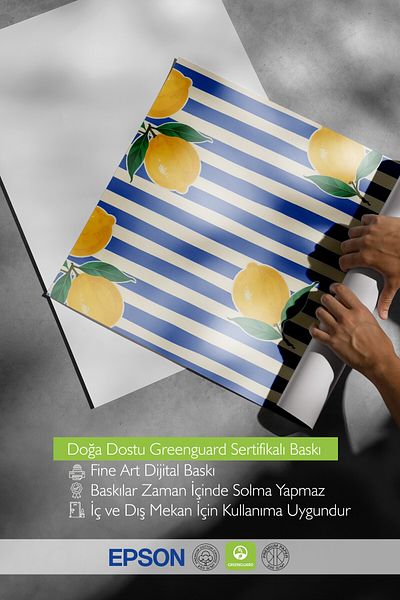 Postifull Wooden Framed Poster, Lemons, Illustration, Yellow Color Poster, Summer Selection 2025, No:109540