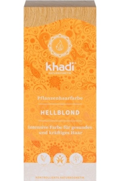 Khadi Natural Vopsea naturala Henna Khadi Blond Deschis, 100gr