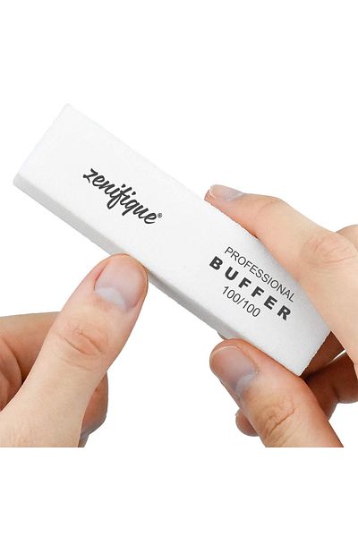 zenifique Zenifique® Manicure-Pedicure Buffer File, 100/100 Grit, White