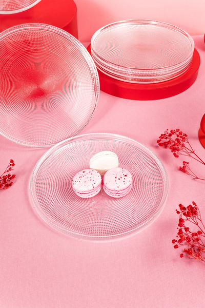 Fecra Loren 6 Parça Servis Seti 21 cm Natürel