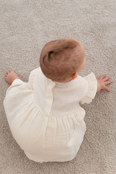 Lilabio 100% Cotton Muslin Baby Bodysuit