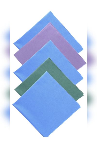 SİLVER HOME Microfiber 5Pcs 40X40Cm Classic Glass Cloth