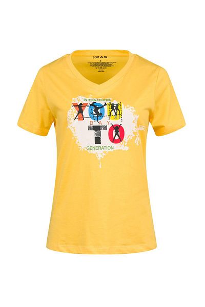 2AS Alone Printed V-Neck Women's T-Shirt 403