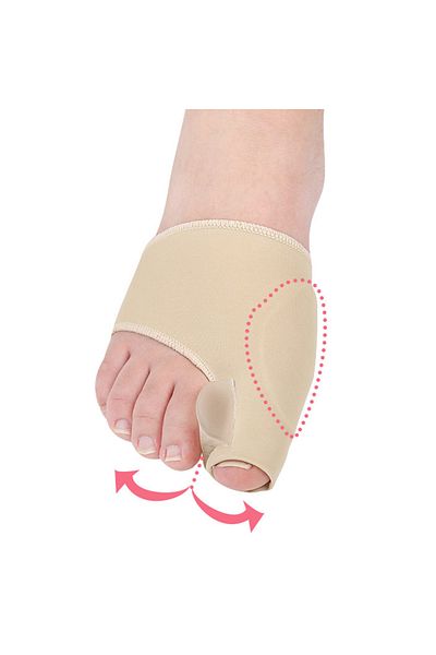 zenifique Set of 2 Mount Protectors and Toe Separator, Beige, Size 36-40