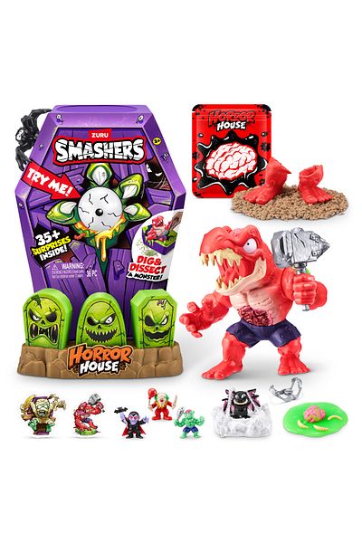 Smashers - Set with over 35 figurines and accessories, Horror House Large
