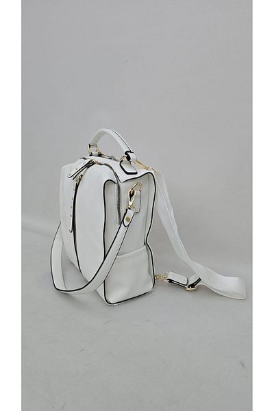 David Jones Women's Backpack White